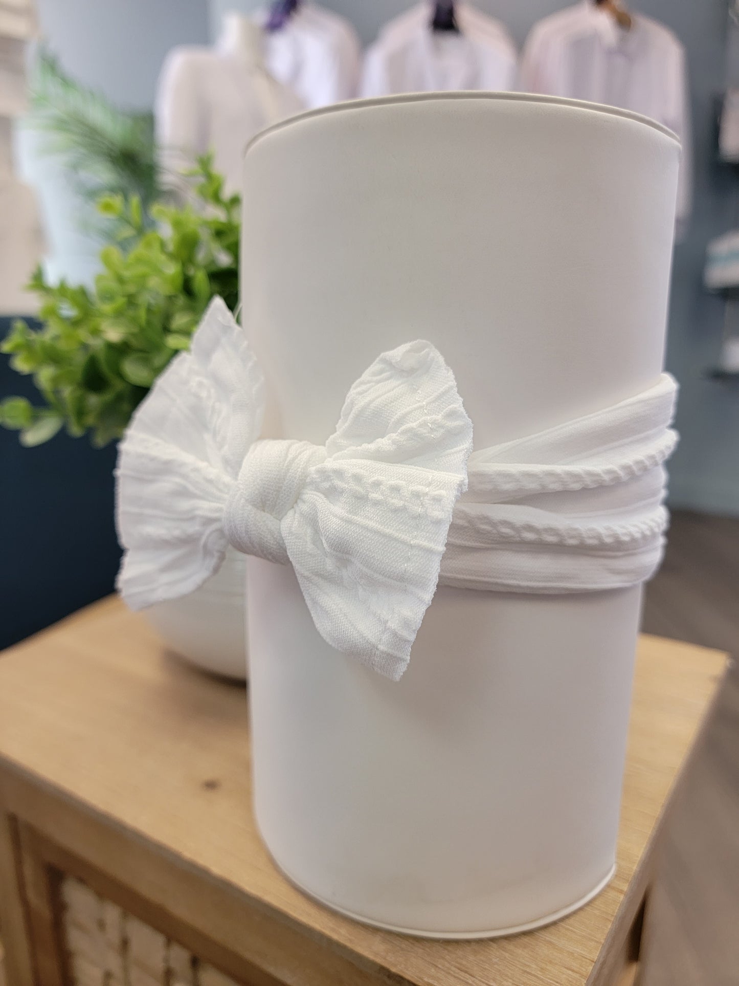 Cable Knit Bow Headband