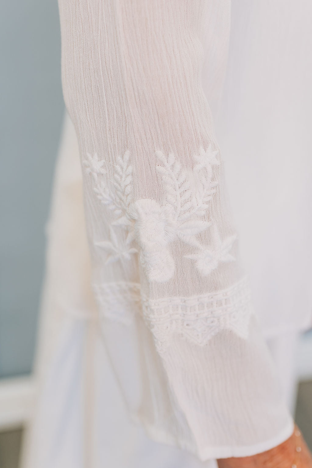 Embroidered Top-Available in Small