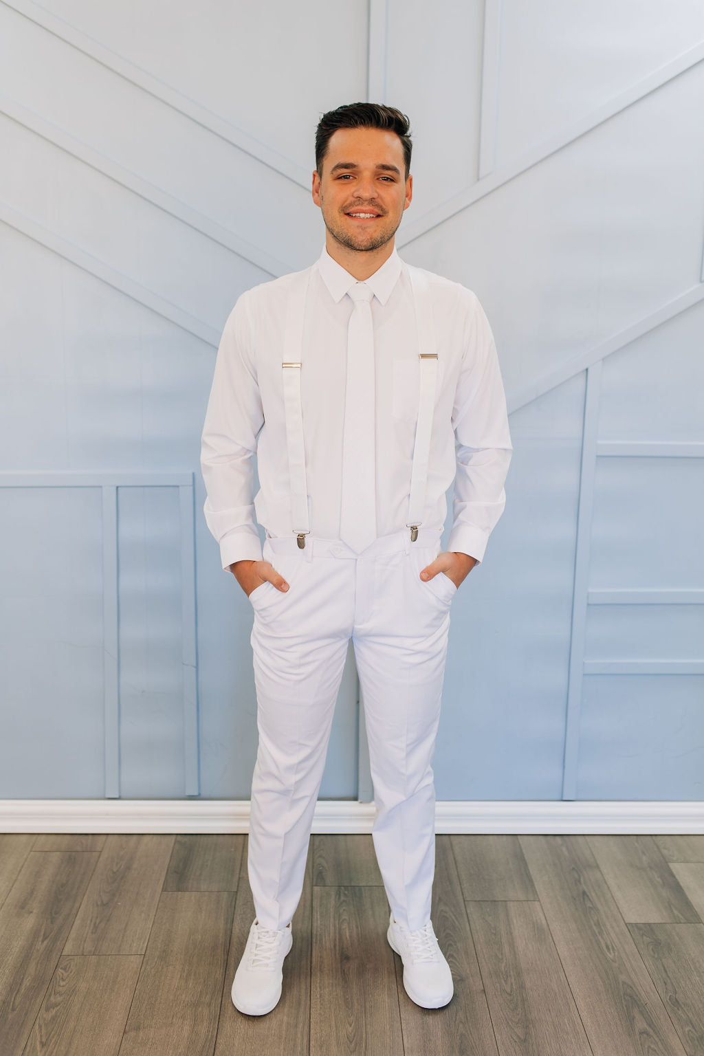 Men's White LDS Temple Pants