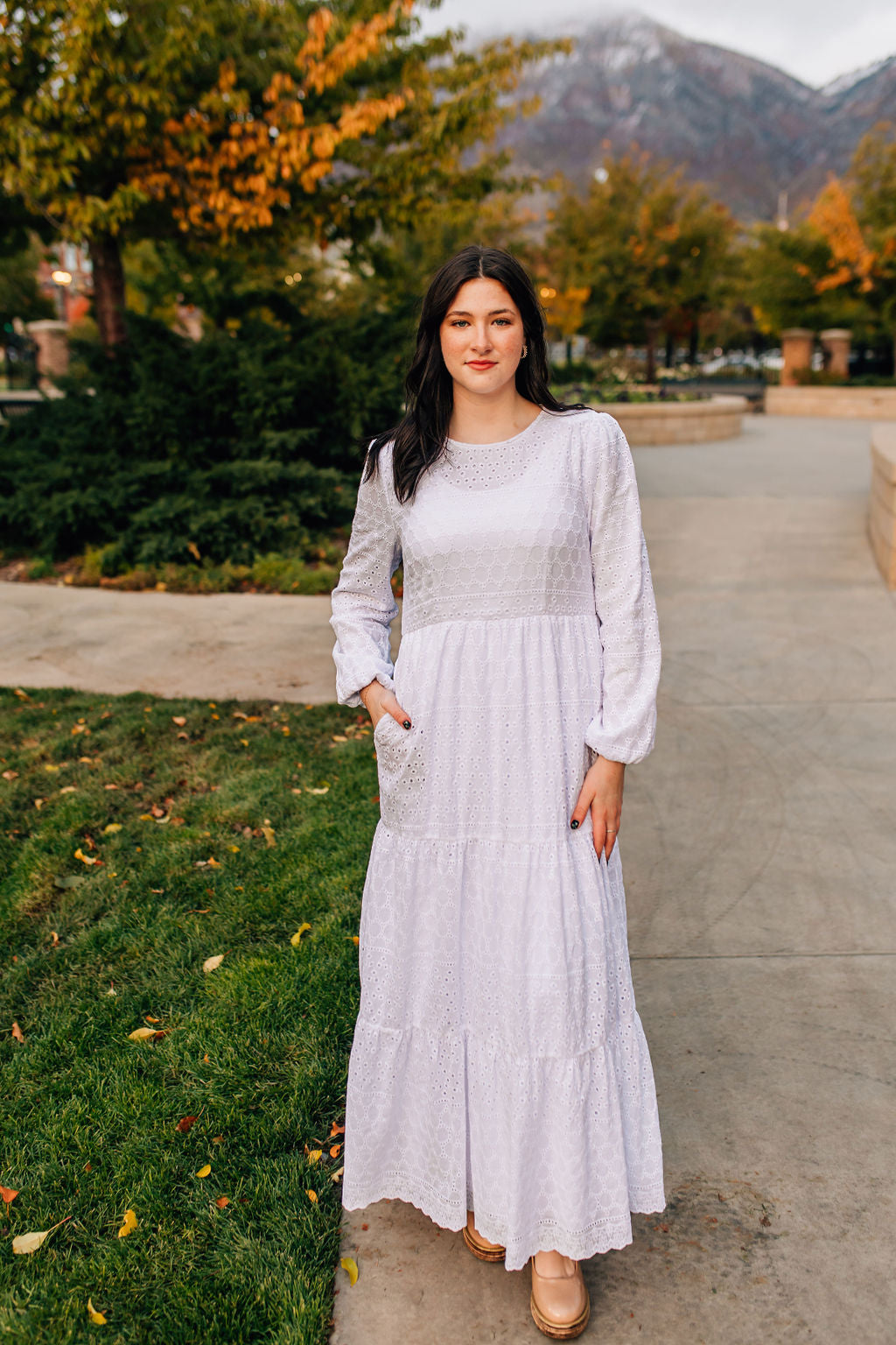 Harmony LDS Temple Dress – Dressed in White
