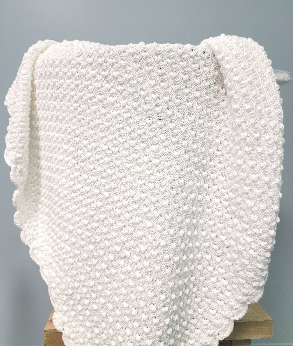 Popcorn Shawl Blanket