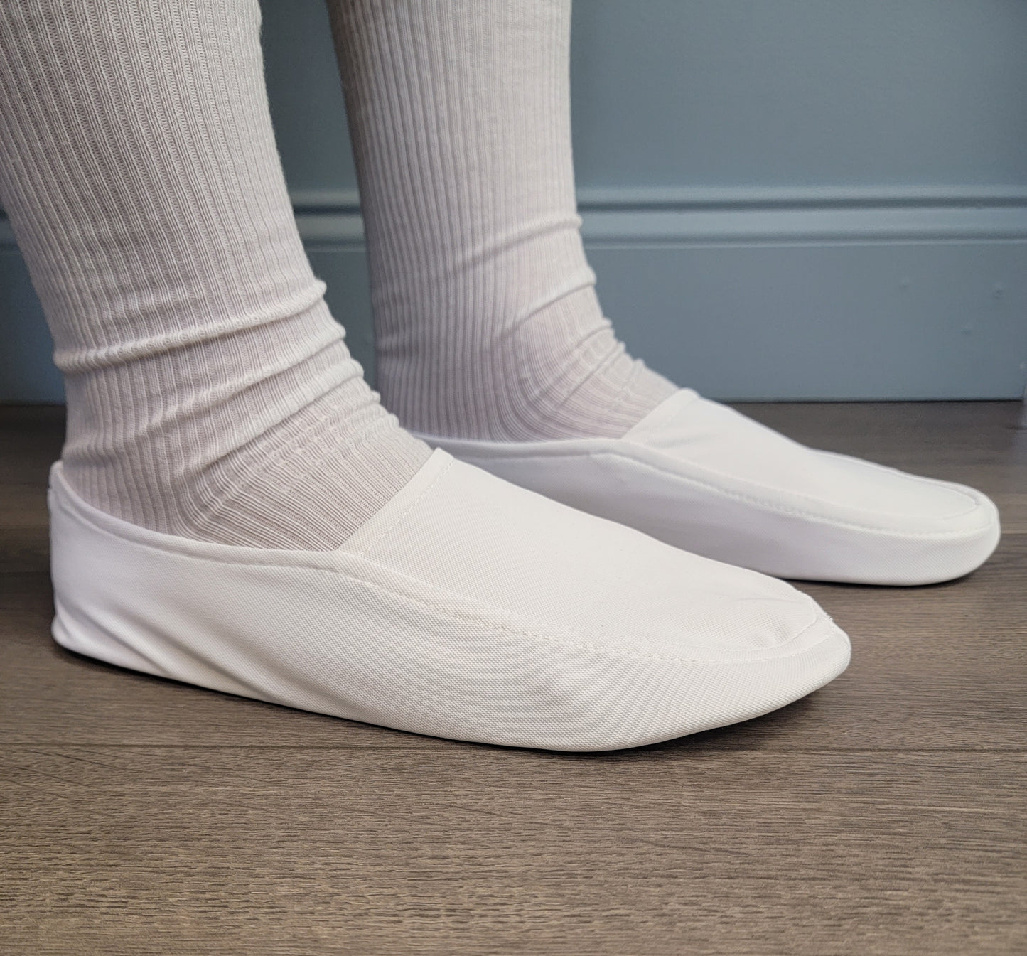 Men's White Temple Slippers