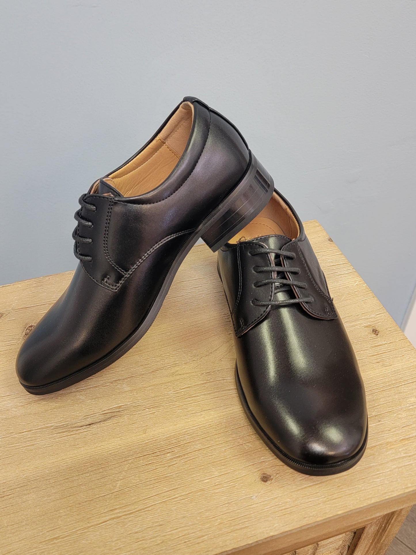 Charles Boys Shoe-Black