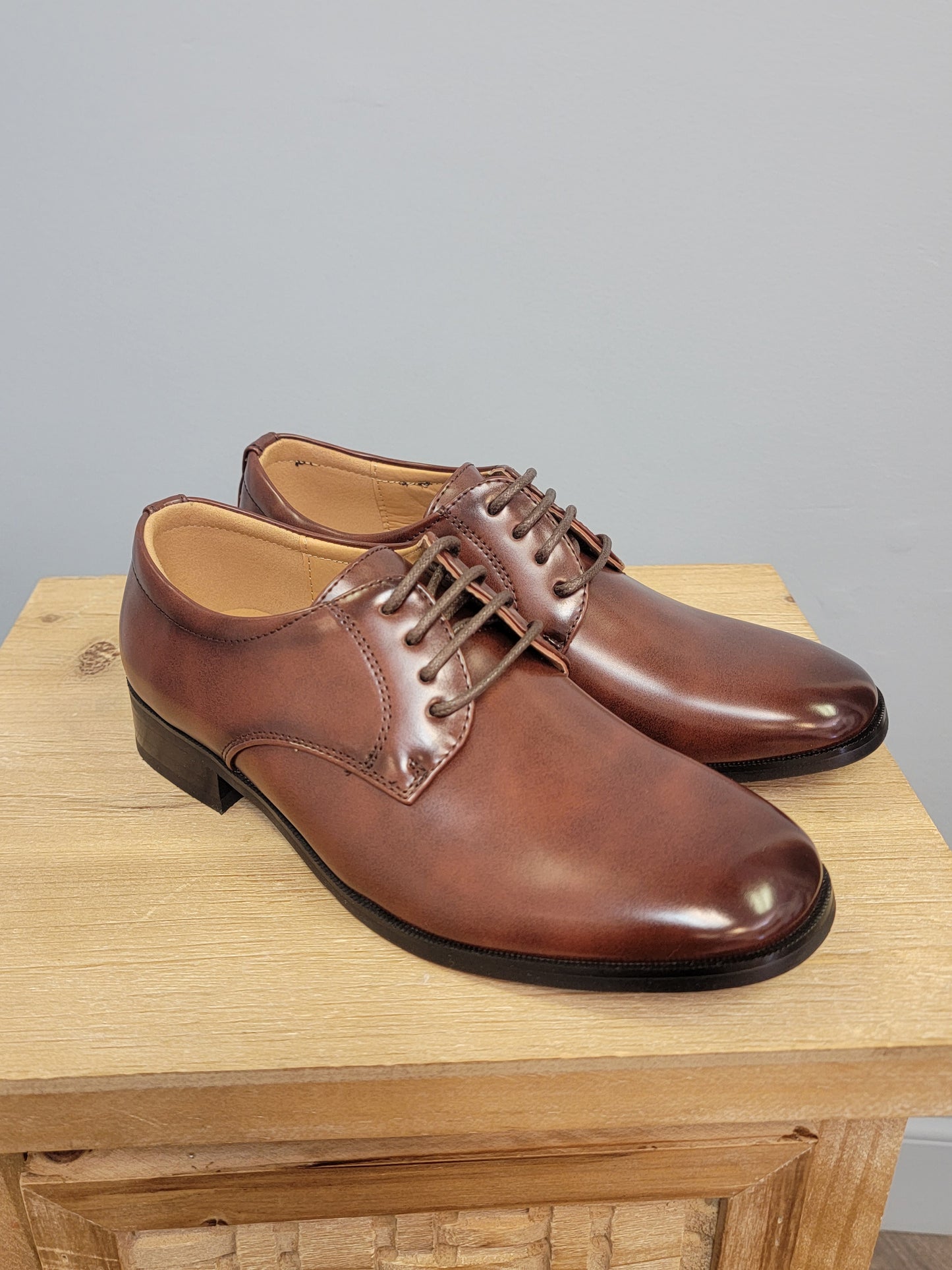 Charles Boys Shoe-Brown