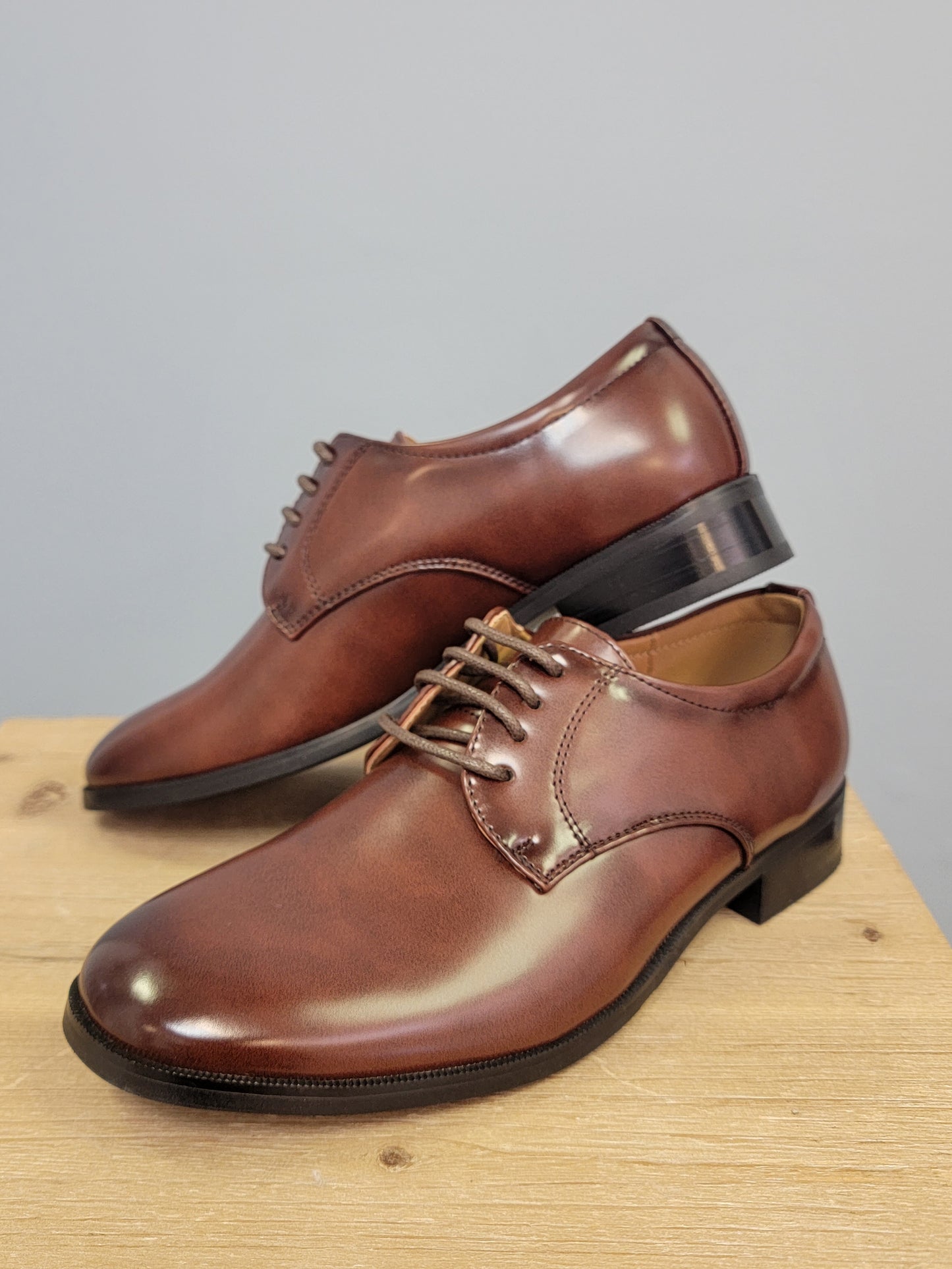 Charles Boys Shoe-Brown