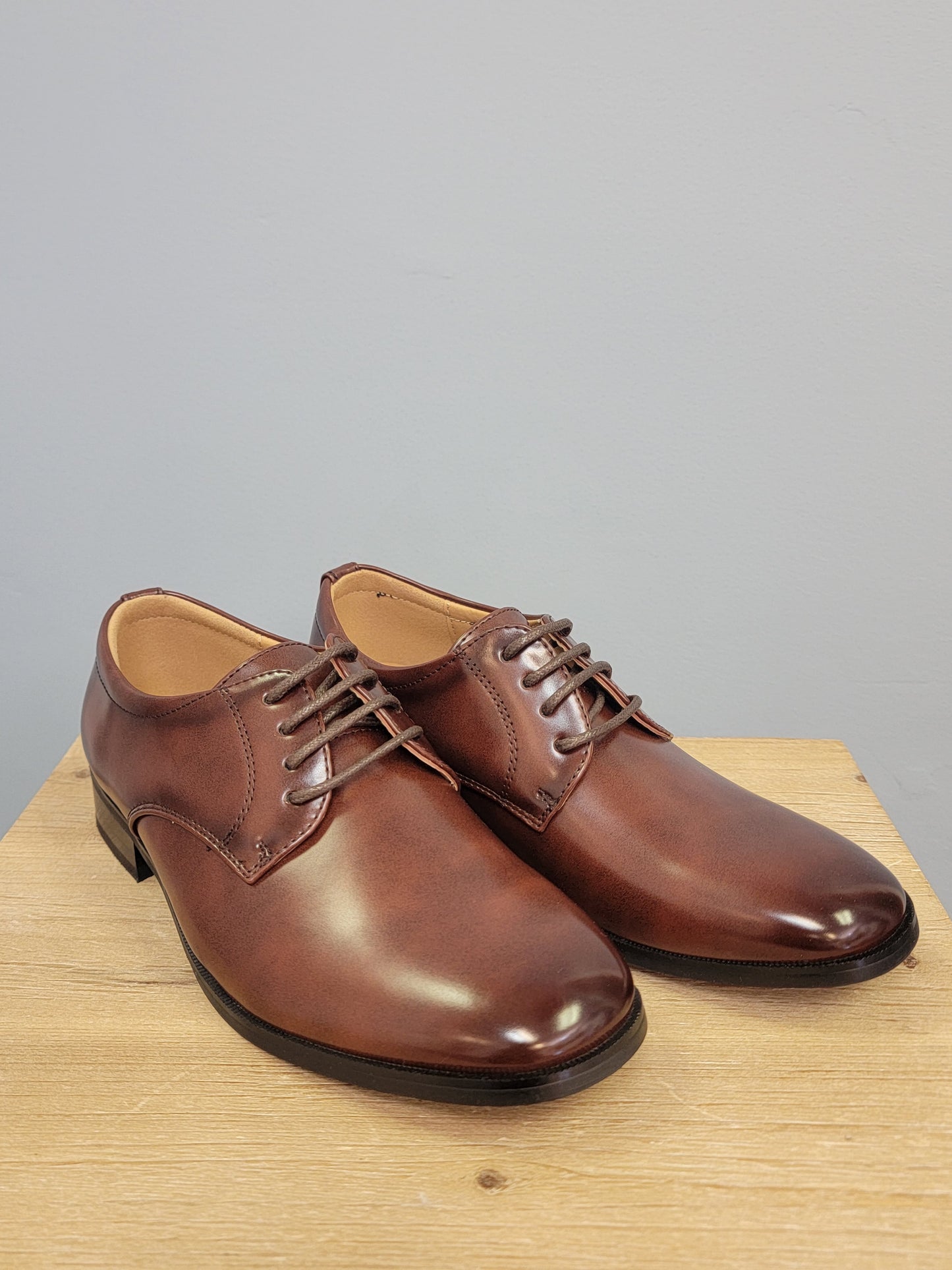 Charles Boys Shoe-Brown
