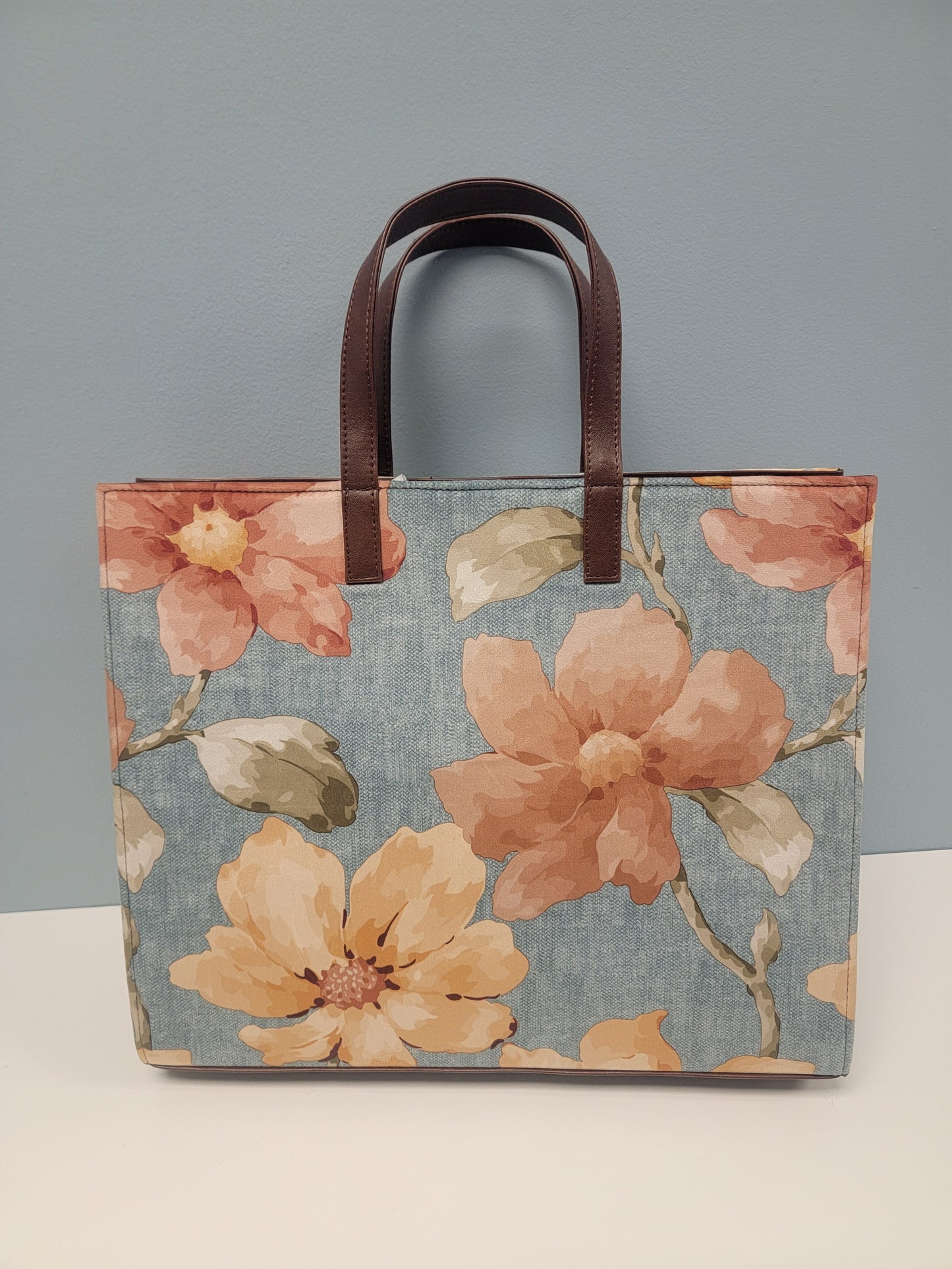 Blue Floral Bag