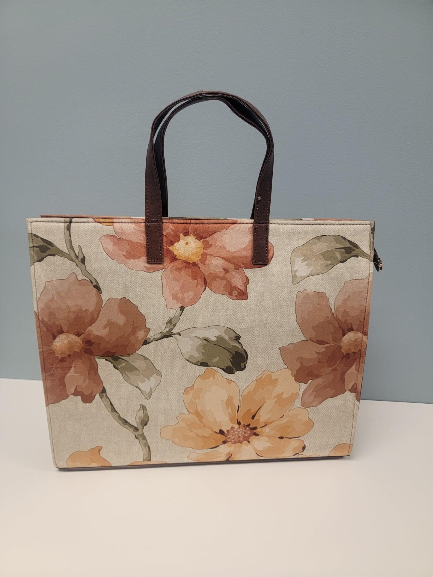 Cream Floral Bag