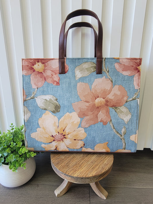 Blue Floral Bag