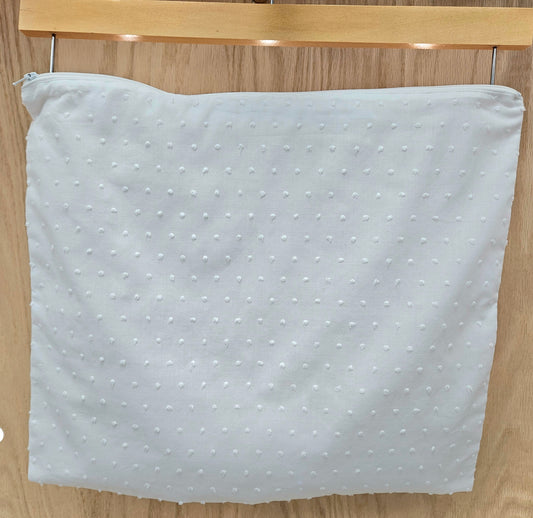 Cotton Dot Zipper Envelope