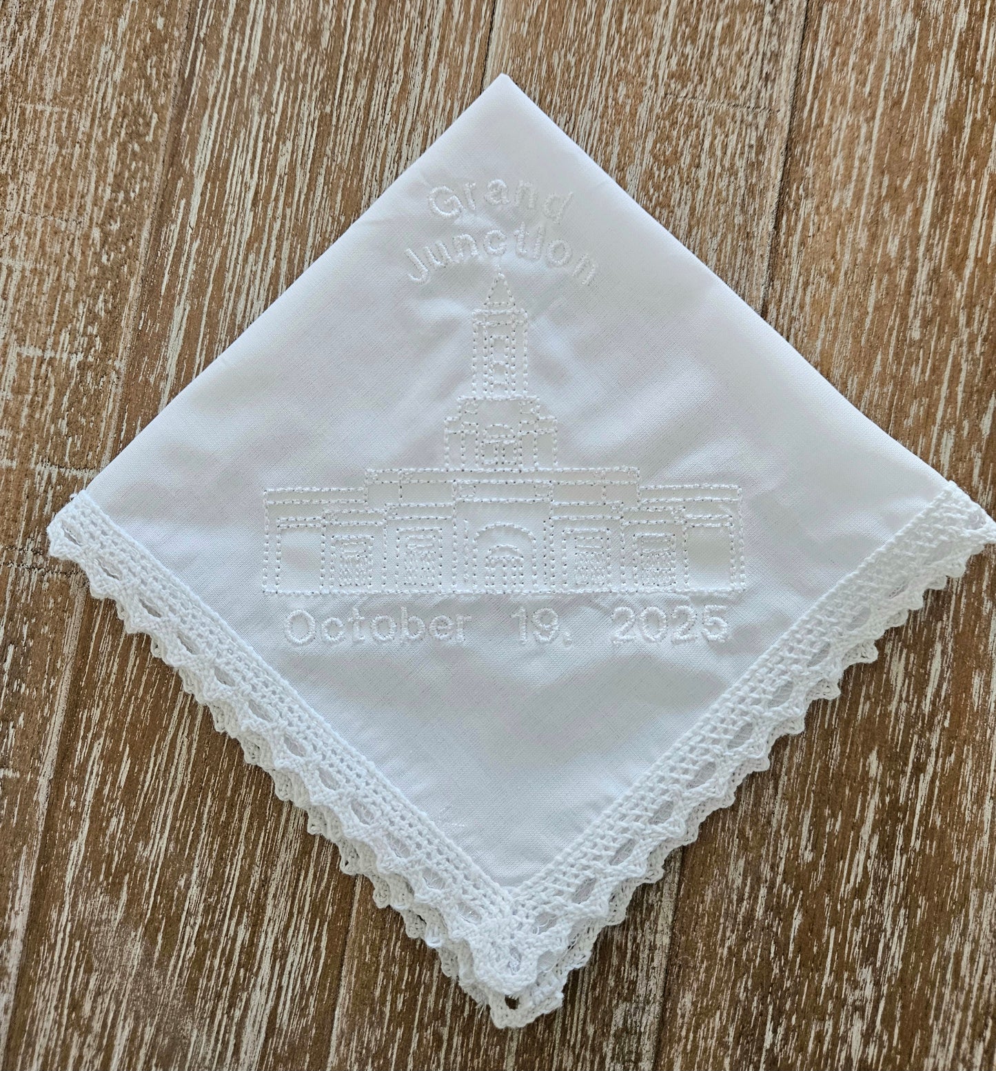 Grand Junction CO Temple Dedication Hankie