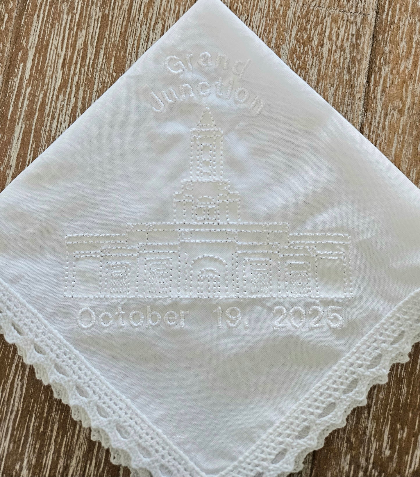 Grand Junction CO Temple Dedication Hankie