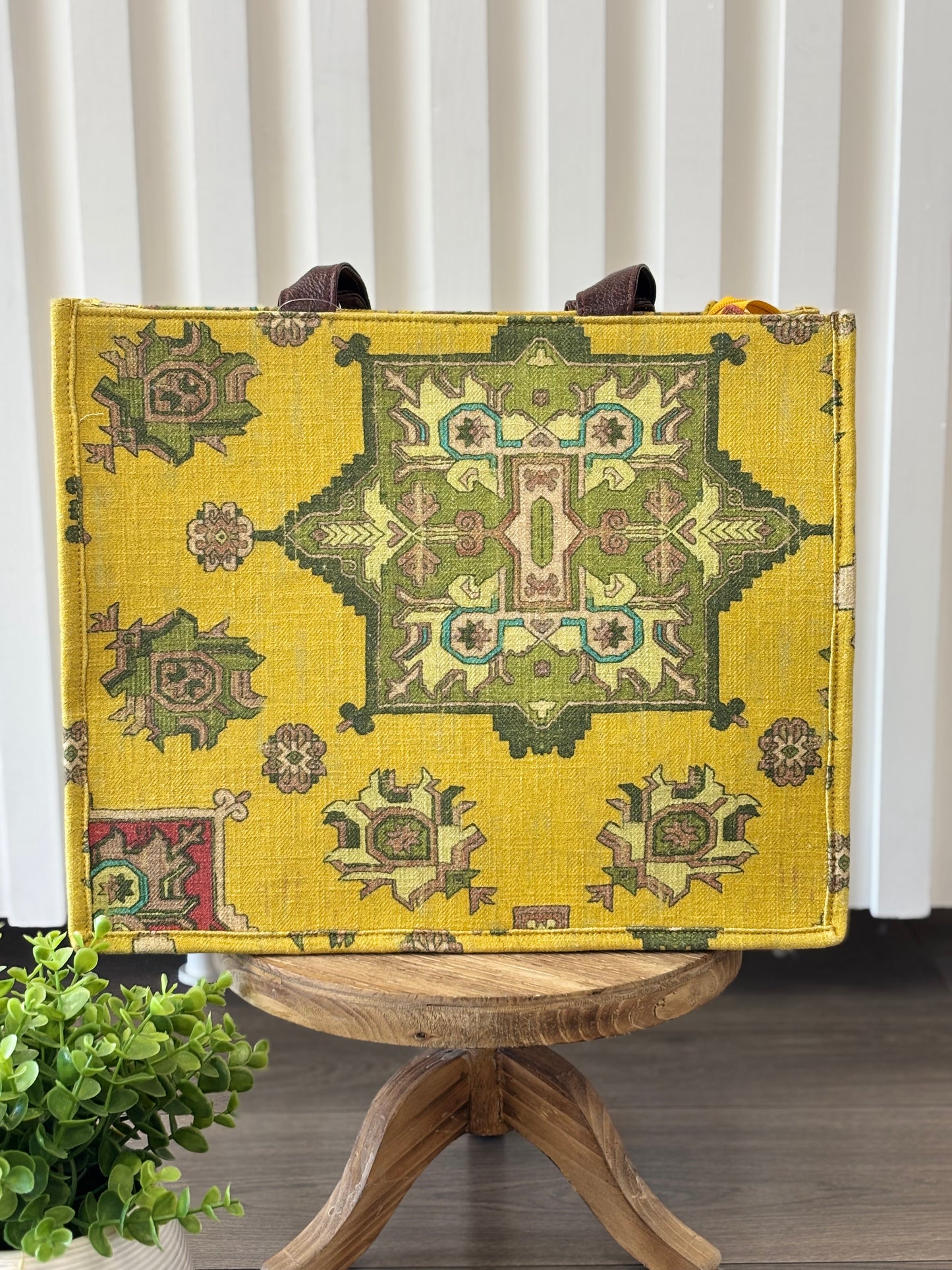Southwest Tapestry Bag-Yellow