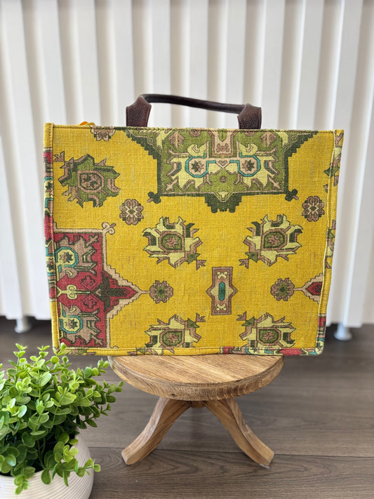 Southwest Tapestry Bag-Yellow