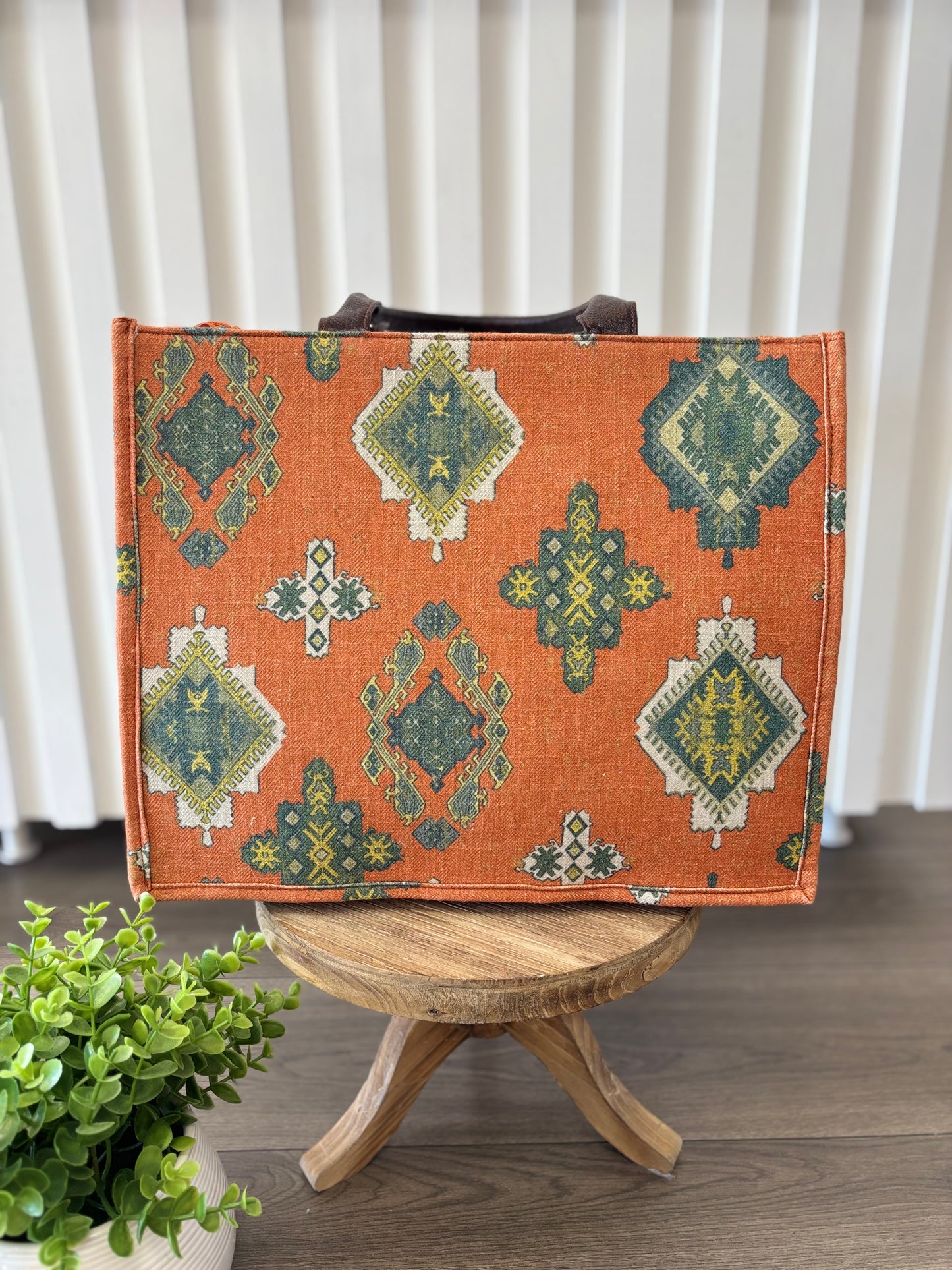 Southwest Tapestry Bag-Orange