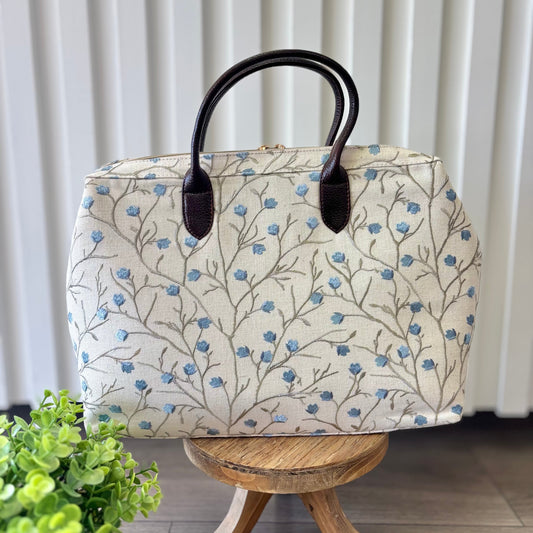 Blue Blossom Bag