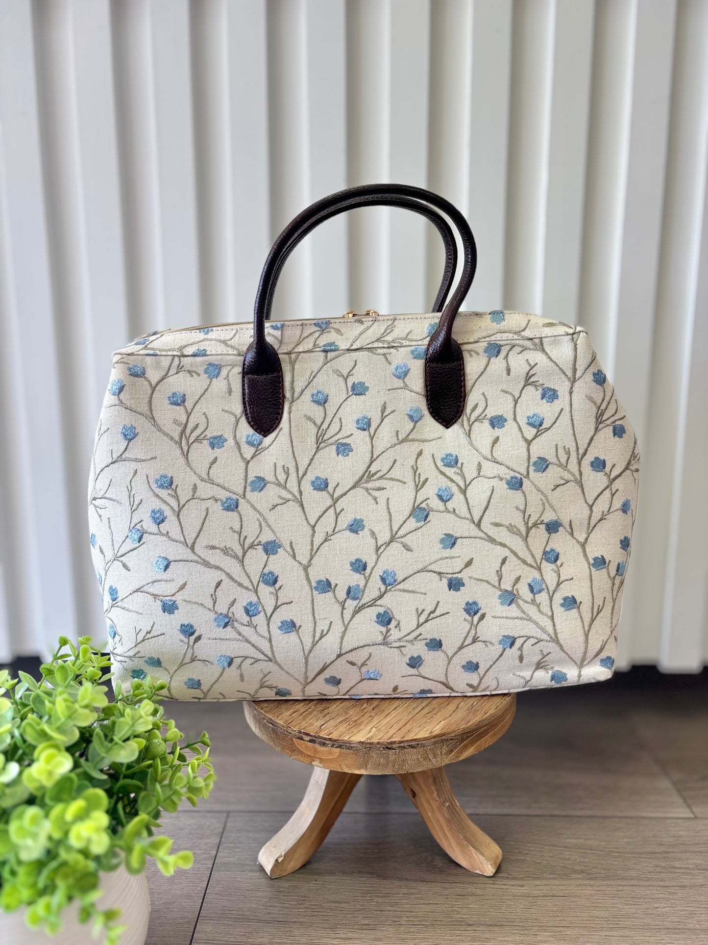 Blue Blossom Bag