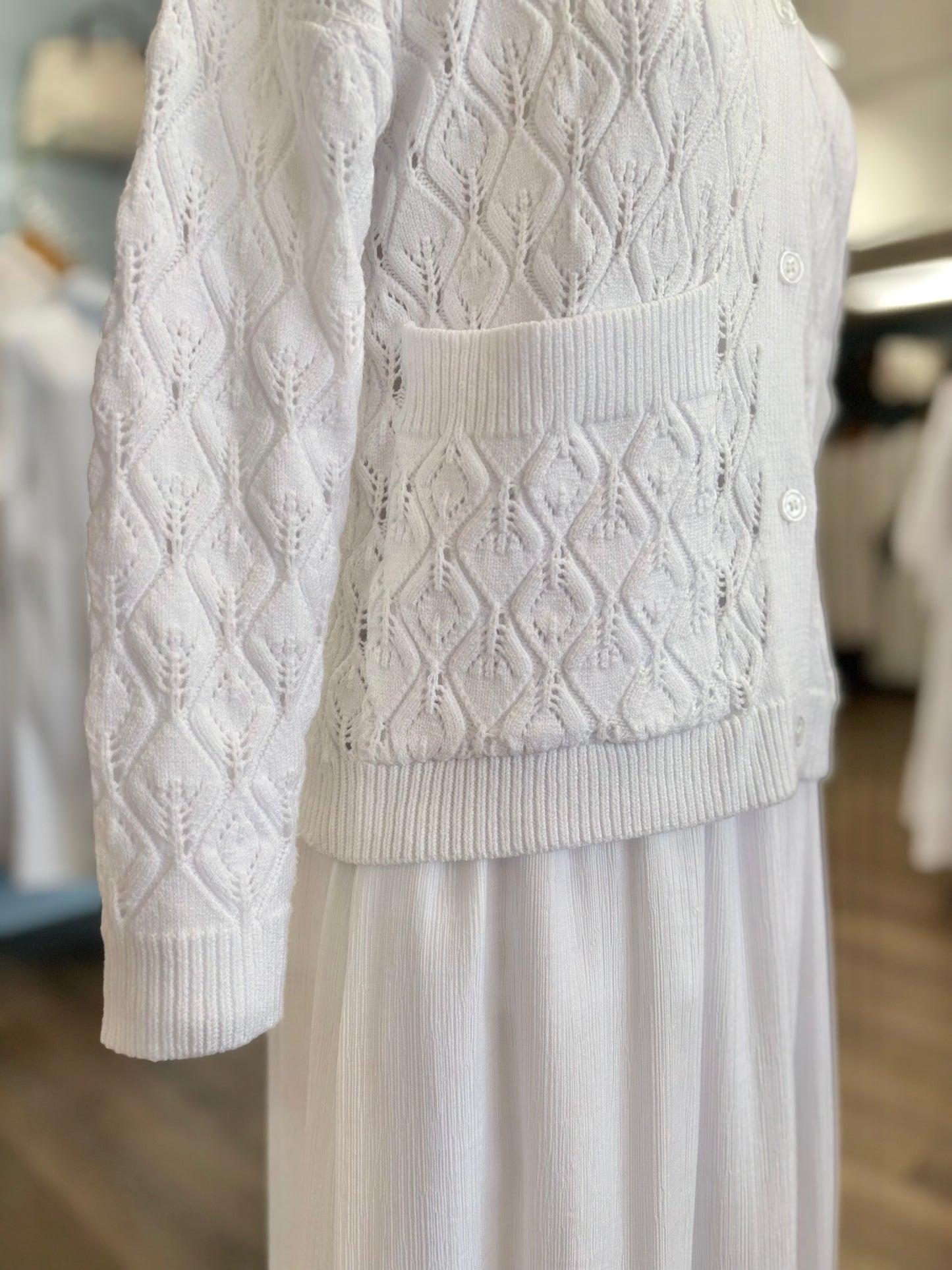 Button Up Cardigan with Hidden Pockets