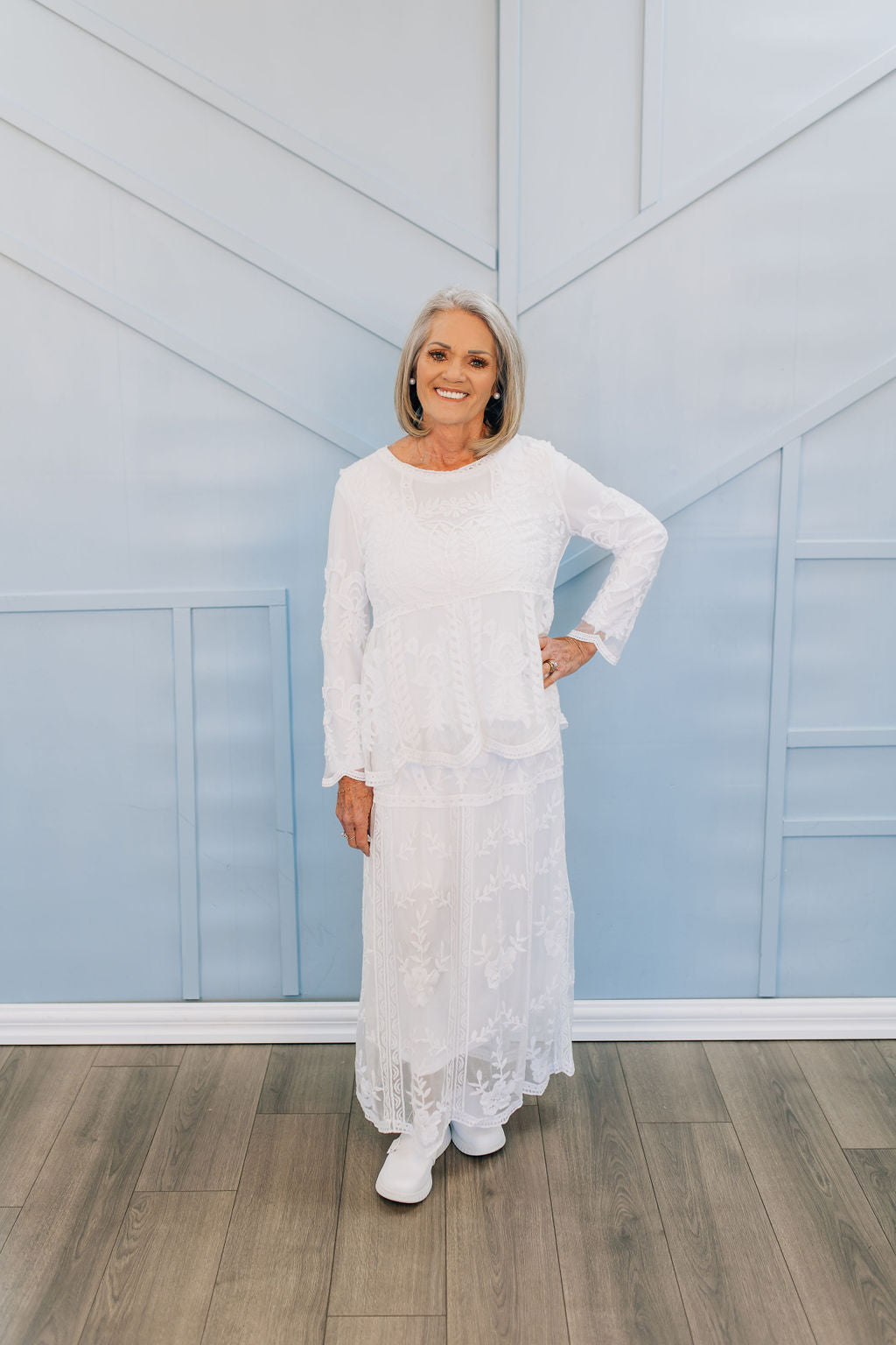white temple dress Dewdrop Skirt Womens LDS Temple Skirt – Dressed in White