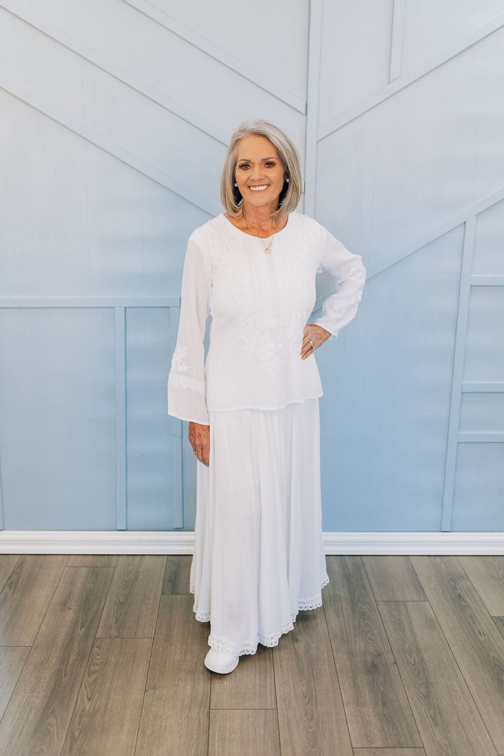 Embroidered Top-Available in Small