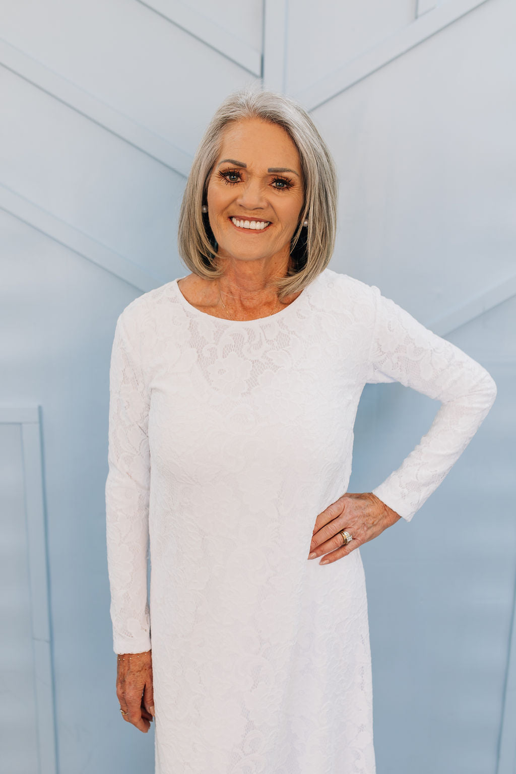 Straight Lace Temple Dress