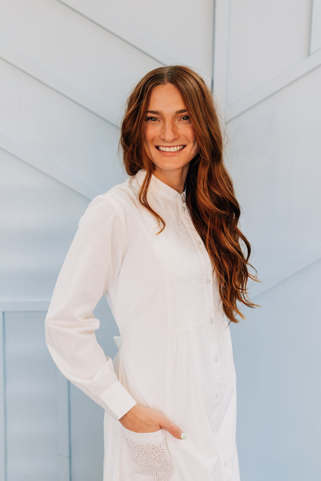 White Circle LDS Temple Dress Dressed in White White Circle LDS Temple Dress Dressed in White