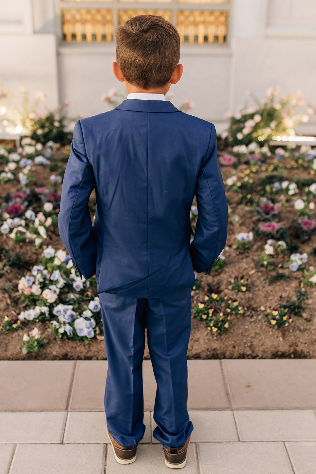 Boys 5-Piece Suit-Cobalt