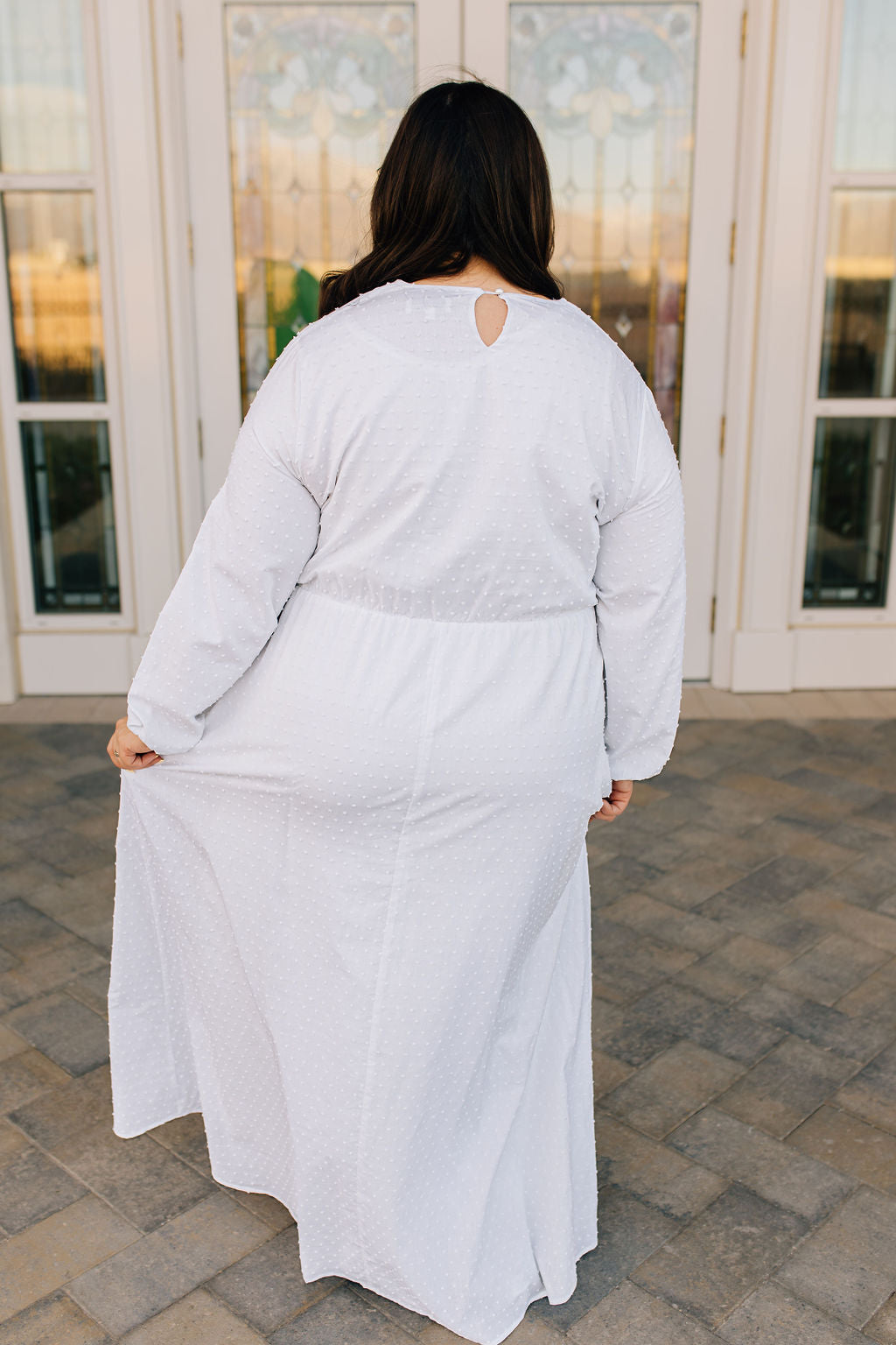 Dottie Cotton Dot Dress