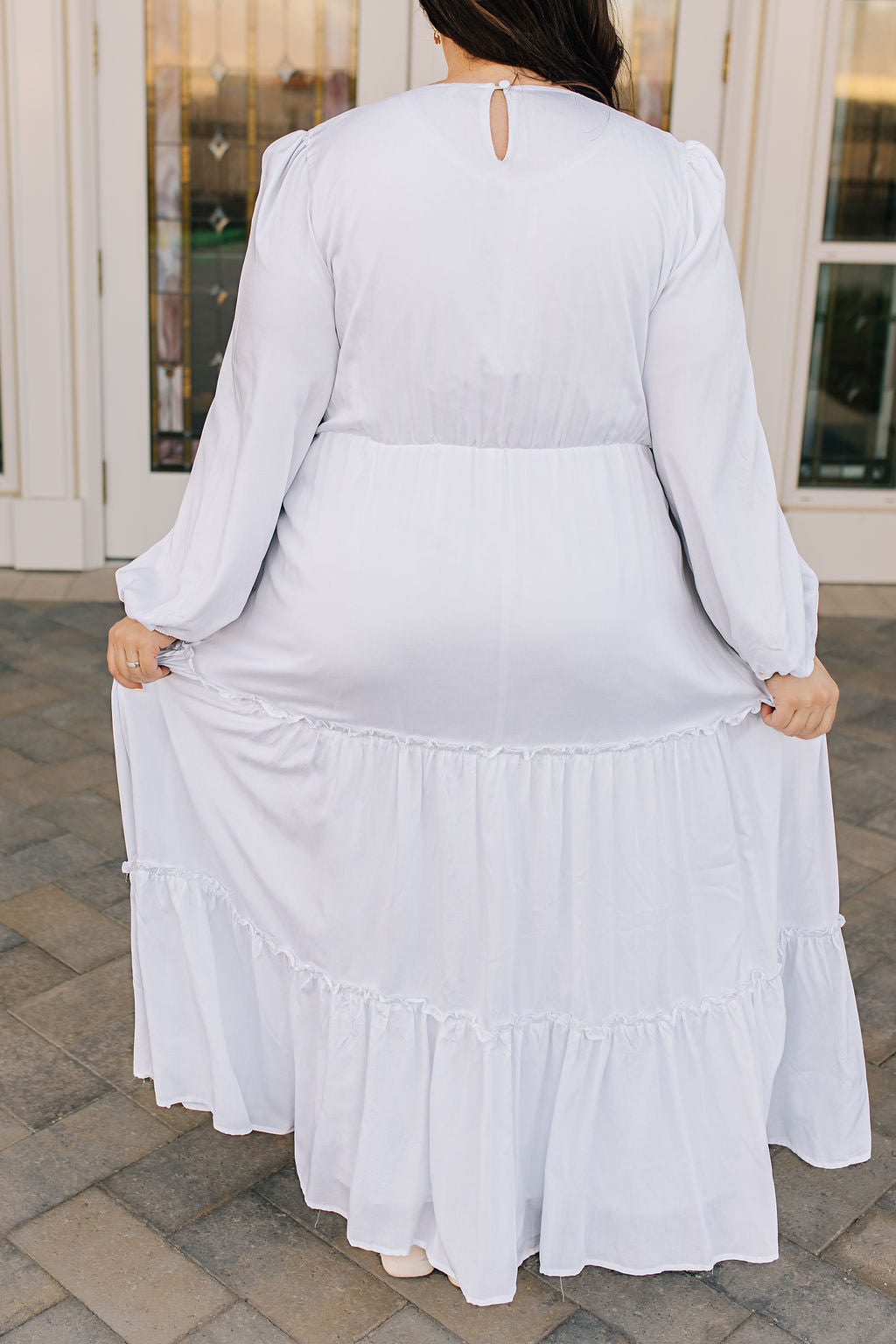 Flora embroidered dress