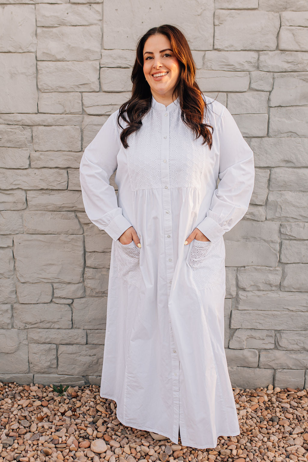 White Circle LDS Temple Dress – Dressed in White White Circle LDS Temple Dress – Dressed in White